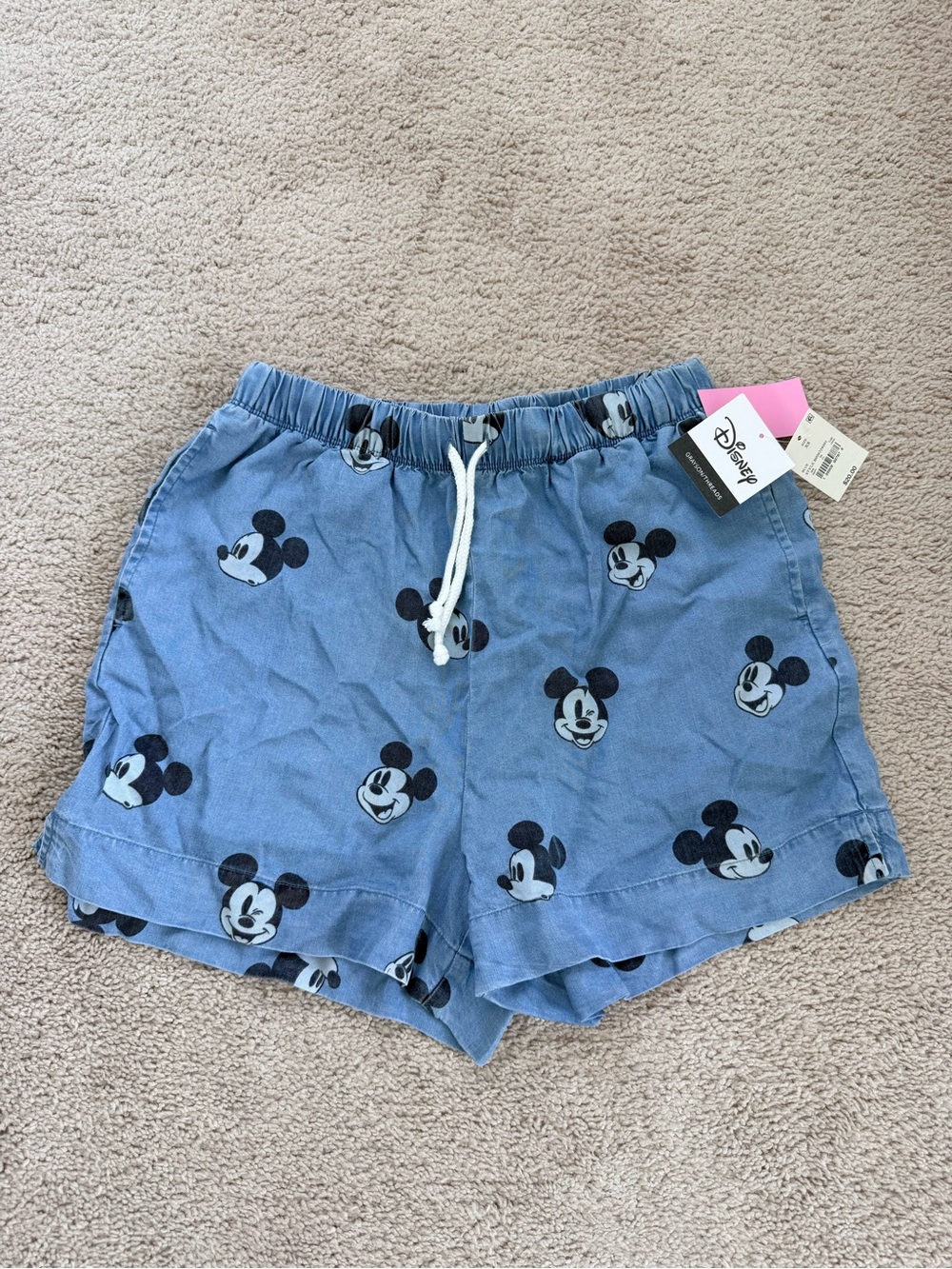 NWT Disney Mickey Mouse Blue Women’s Shorts